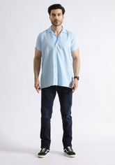 Sky Blue Cubic Shirt